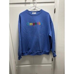 EMPATHY ALWAYS Royal Blue Crewneck